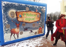 Новогодние гуляния в парках, на городских площадях и скверах